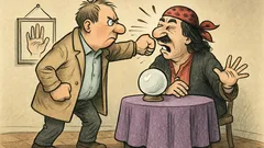 Witz: Ich bin gestern zum Wahrsager…