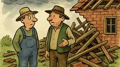 Witz: Fragt ein Bauer nach dem Dach