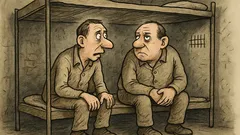Witz: Zwei Häftlinge im sowjetischen Straflager…