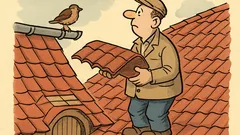 Witz: Lieber den Spatz auf der Laube...