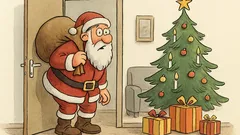 Witz: Frohe Weihnachten, sagt der Weihnachtsmann…