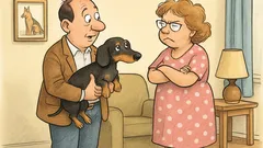 Witz: Ein Mann holt den Hund ab…