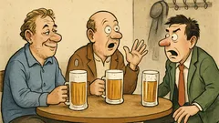 Witz: Sitzen drei Männer in der Kneipe…