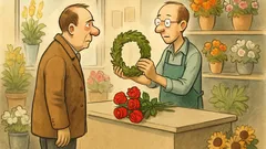 Witz: Ein Mann kommt in einen Blumenladen…
