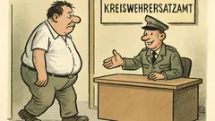 Witz: Kreiswehrersatzamt akzeptiert dich, wie du bist