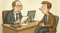 Witz: Vorstellungsgespräch mit frecher Gehaltsfrage