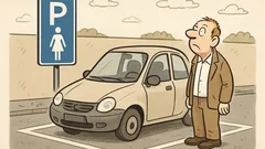 Witz: „Frauenparkplatzbenutzer.“ – und jetzt?