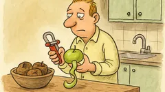 Witz: Neulich kaufte ich einen Apfelschäler…