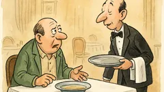 Witz: „Herr Ober, meine Suppe ist kalt!“
