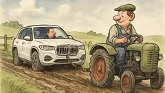 Witz: Je besser der Geländewagen, desto weiter