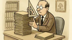 Witz: Ein Handakten-Rechtwinklig-Ausrichter sucht Anerkennung