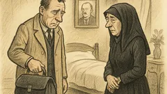 Witz: Ein berühmter Arzt kommt zu spät