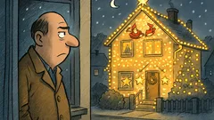 Witz: Nachbar schmückt schon im November