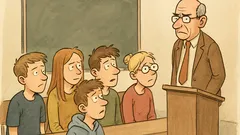 Witz: Studenten kommen zur Prüfung – zwei Fragen