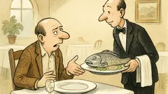 Witz: Sagt der Gast zum Ober...