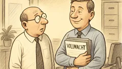 Witz: Warum trägst du Vollmachtsformulare herum?