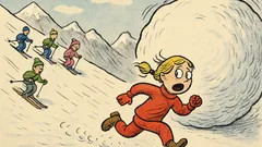 Witz: Alle Kinder fahren Ski, nur nicht Sabine