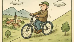 Witz: Ein Bergabwärtsbremser betritt die Werkstatt