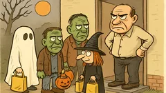 Witz: Halloween! Einmal im Jahr Monster