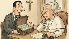 Witz: Kommt ein Coca-Cola-Mann in den Vatikan