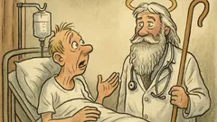 Witz: Der Patient erwacht aus der Narkose…