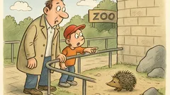 Witz: Hans entdeckt laufende Kakteen im Zoo