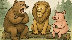 Witz: Sagt der Bär: „Wenn ich brülle…“