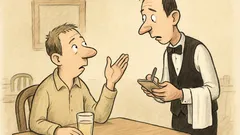 Witz: Ein Mann bestellt Apfelschorle ohne Sprudel…