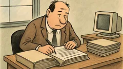 Witz: Ein Handaktenbogenselbstausfüller betritt das Amt