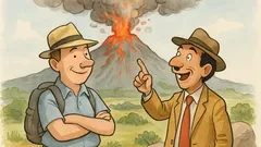 Witz: Ein Amerikaner steht vorm Vesuv…