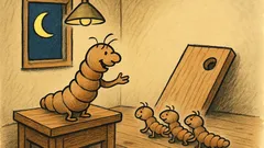 Witz: Abends ruft die Holzwurmmutter: „Husch…“