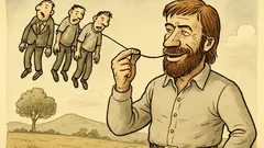 Witz: Chuck Norris zieht ein Barthaar…