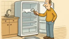 Witz: Ich habe gestern meinen Kühlschrank abgetaut…