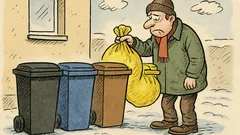 Witz: Mülltrennung 2022/23 – und der Stress?