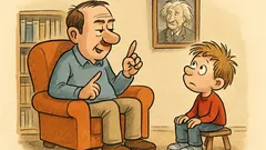 Witz: Der Sohn fragt: Wer ist klüger?