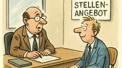 Witz: Bewerbungsgespräch – „Warum gerade unsere Firma?“