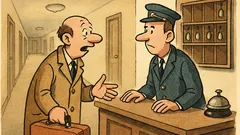 Witz: Erwin will im Hotel übernachten…