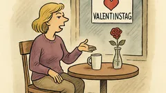 Witz: Starke Frau am Valentinstag – allein?
