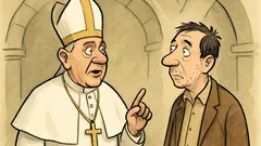 Witz: Der Papst und ich sind unfehlbar...