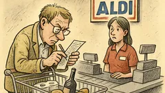 Witz: Wer rechnet Aldi-Bons nach?