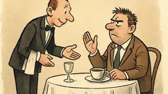 Witz: „Höflichst.“ – „Bitter.“