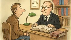 Witz: Ein Mann sitzt beim Anwalt und sagt…