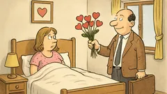 Witz: Am Valentinstag sagt er: „Frohen…“