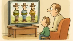 Witz: Gerd sieht seinen ersten Western