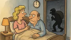 Witz: Mitten in der Nacht weckt sie