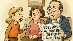 Witz: Gott hat Dr. Müller gerufen?