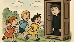 Witz: Alle Kinder spielen im Garten…