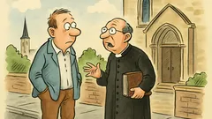 Witz: Unterhalten sich zwei Kollegen über Betrüger