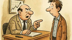 Witz: Chef fragt Angestellten: Warum sind Sie spät?