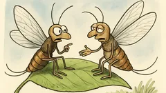 Witz: Treffen sich zwei Eintagsfliegen – Geld?